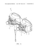 SEARCHLIGHT HAVING PULL-IN BEZEL RETENTION FOR MARINE APPLICATIONS diagram and image