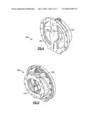 SCREW COMPRESSOR WITH INTEGRAL BEARING COVER AND DISCHARGE PLENUM DIVIDER diagram and image