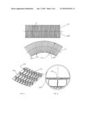 Curved structural part made of composite material and a process for manufacturing such a part diagram and image