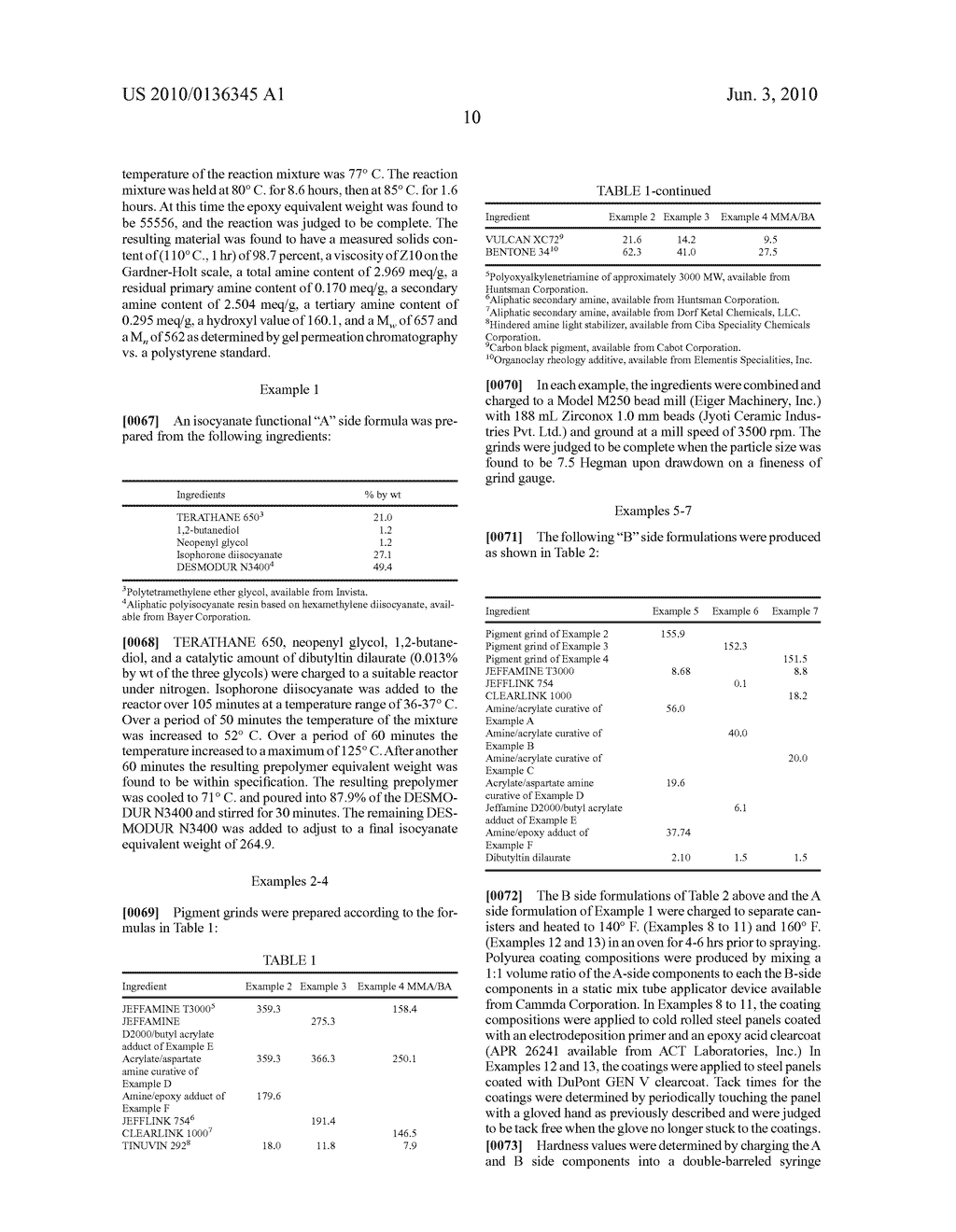 POLYUREA COATING COMPRISING A POLYAMINE/MONO(METH)ACRYLATE REACTION PRODUCT - diagram, schematic, and image 11