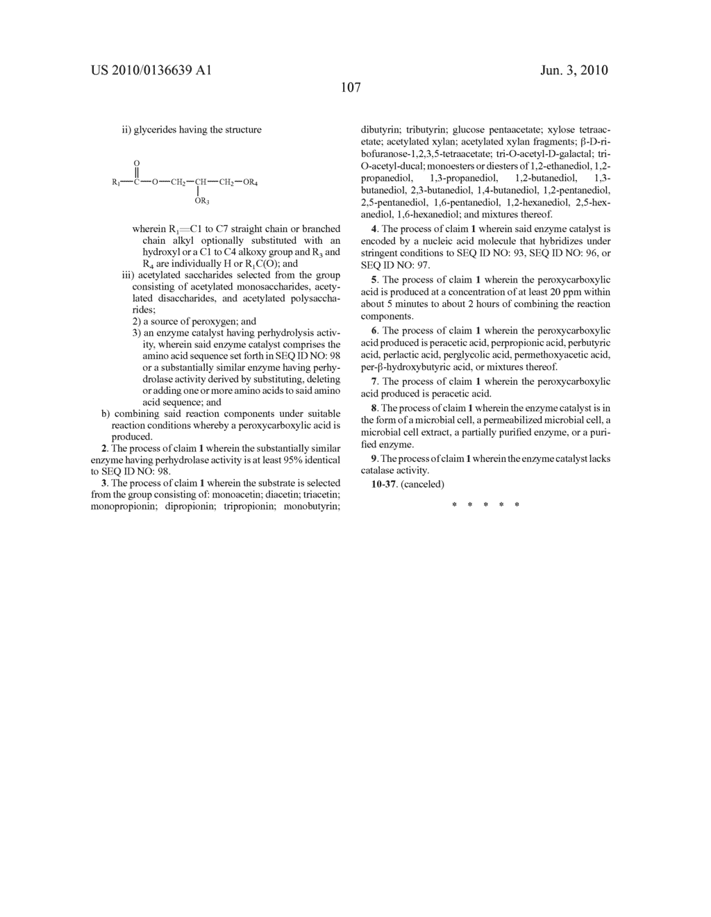 Production Of Peracids Using An Enzyme Having Perhydrolysis Activity - diagram, schematic, and image 111