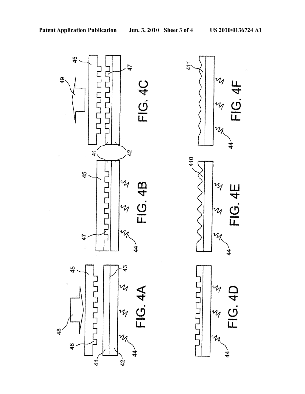 METHOD FOR FABRICATING A NANOSTRUCTURED SUBSTRATE FOR OLED AND METHOD FOR FABRICATING AN OLED - diagram, schematic, and image 04