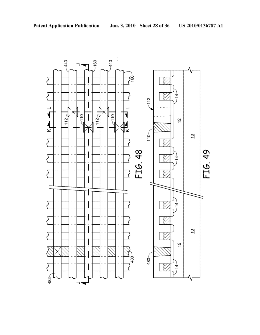METHODS FOR FORMING BIT LINE CONTACTS AND BIT LINES DURING THE FORMATION OF A SEMICONDUCTOR DEVICE - diagram, schematic, and image 29