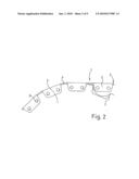 Chain for a Machine Drive, Transport of Material in a Machine or the Like, and Packaging machine comprising one such chain diagram and image