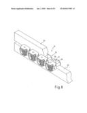 Chain for a Machine Drive, Transport of Material in a Machine or the Like, and Packaging machine comprising one such chain diagram and image