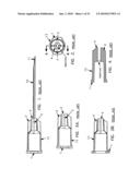 Needle tip guard for percutaneous entry needles diagram and image