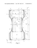 ABSORBENT ARTICLE WITH LEAK BARRIERS diagram and image