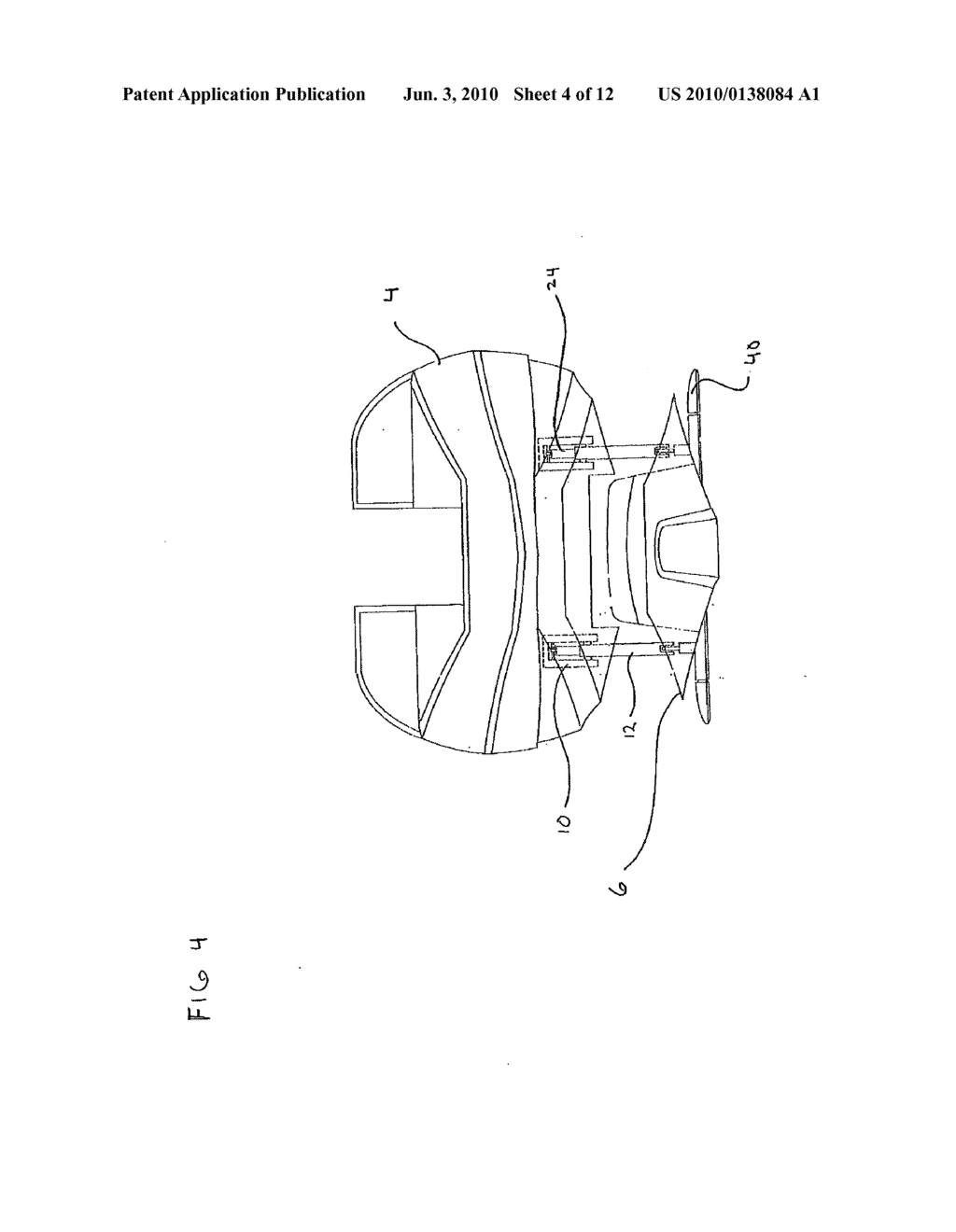 Reactive suspension with an integrated braking and steering system for a boat - diagram, schematic, and image 05