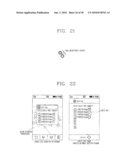 METHOD FOR OPERATING EXECUTION ICON OF MOBILE TERMINAL diagram and image