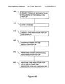 Indicator Pop-Up diagram and image