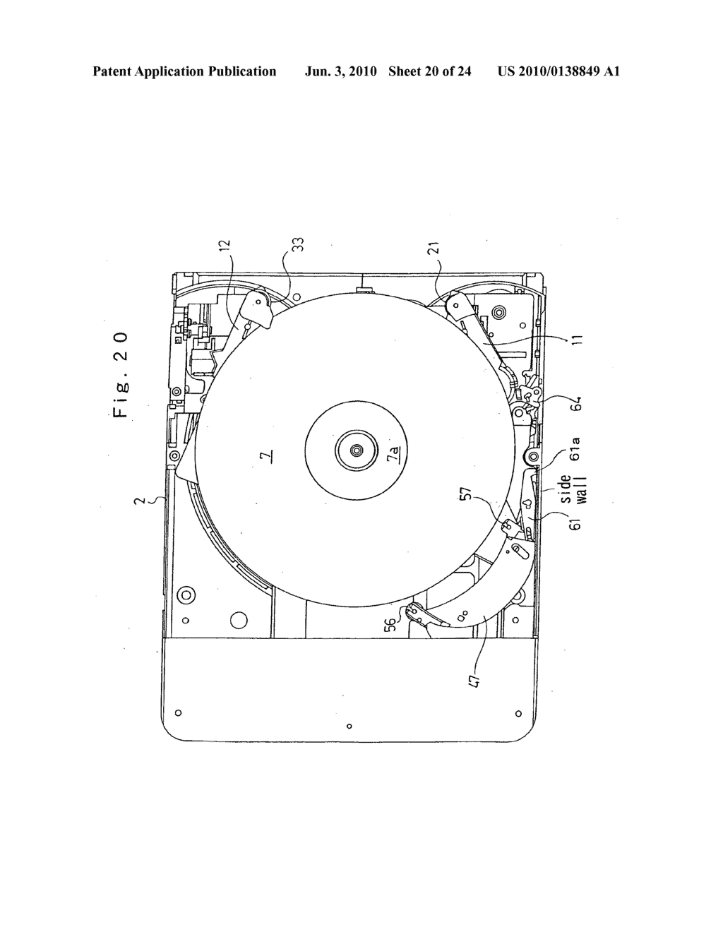 Disk storage medium processing apparatus - diagram, schematic, and image 21