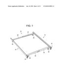 T-SHAPED SIDE RAILS FOR BED FRAME diagram and image