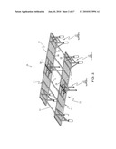 Mattress supporting system with headboard attachment diagram and image