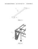 Mattress supporting system with headboard attachment diagram and image
