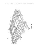 Mattress supporting system with headboard attachment diagram and image