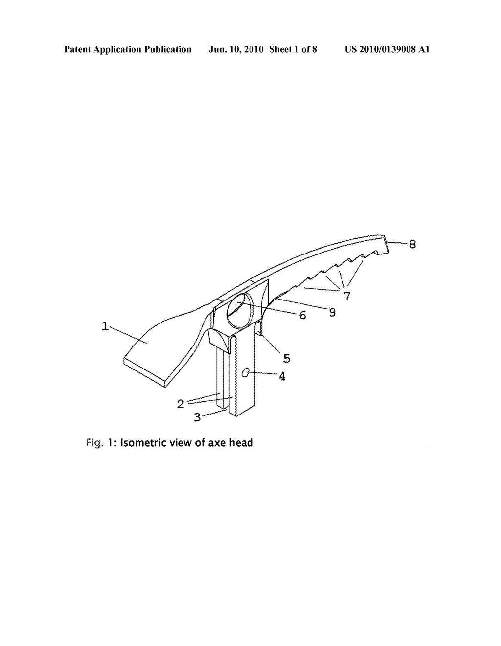 Ice axe - diagram, schematic, and image 02