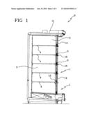 CLOSING SYSTEM FOR REFRIGERATING CABINETS diagram and image