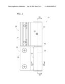 HINGE FOR DOORS, WINDOWS, OR THE LIKE diagram and image