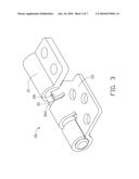 HINGE AND COLLAPSIBLE DEVICE UTILIZING THE SAME diagram and image