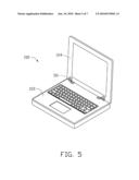 HINGE AND COLLAPSIBLE DEVICE UTILIZING THE SAME diagram and image