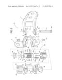 CHECKER-EQUIPPED DOOR HINGE DEVICE FOR VEHICLE diagram and image