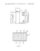 Holder assembly for currency, credit cards and like objects diagram and image