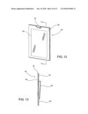 Holder assembly for currency, credit cards and like objects diagram and image