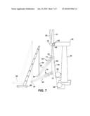 LOWERING AND RAISING A SINGLE WIND TURBINE ROTOR BLADE FROM SIX-O CLOCK POSITION diagram and image