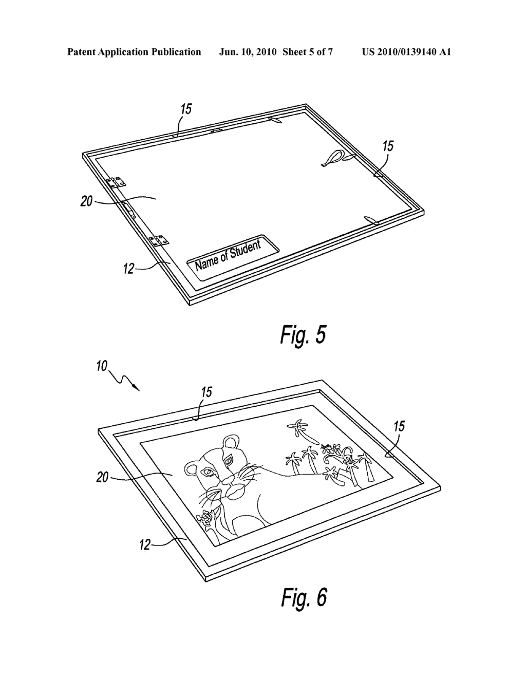 Picture frame assembly - diagram, schematic, and image 06