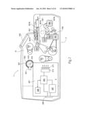 Label printer and applicator diagram and image