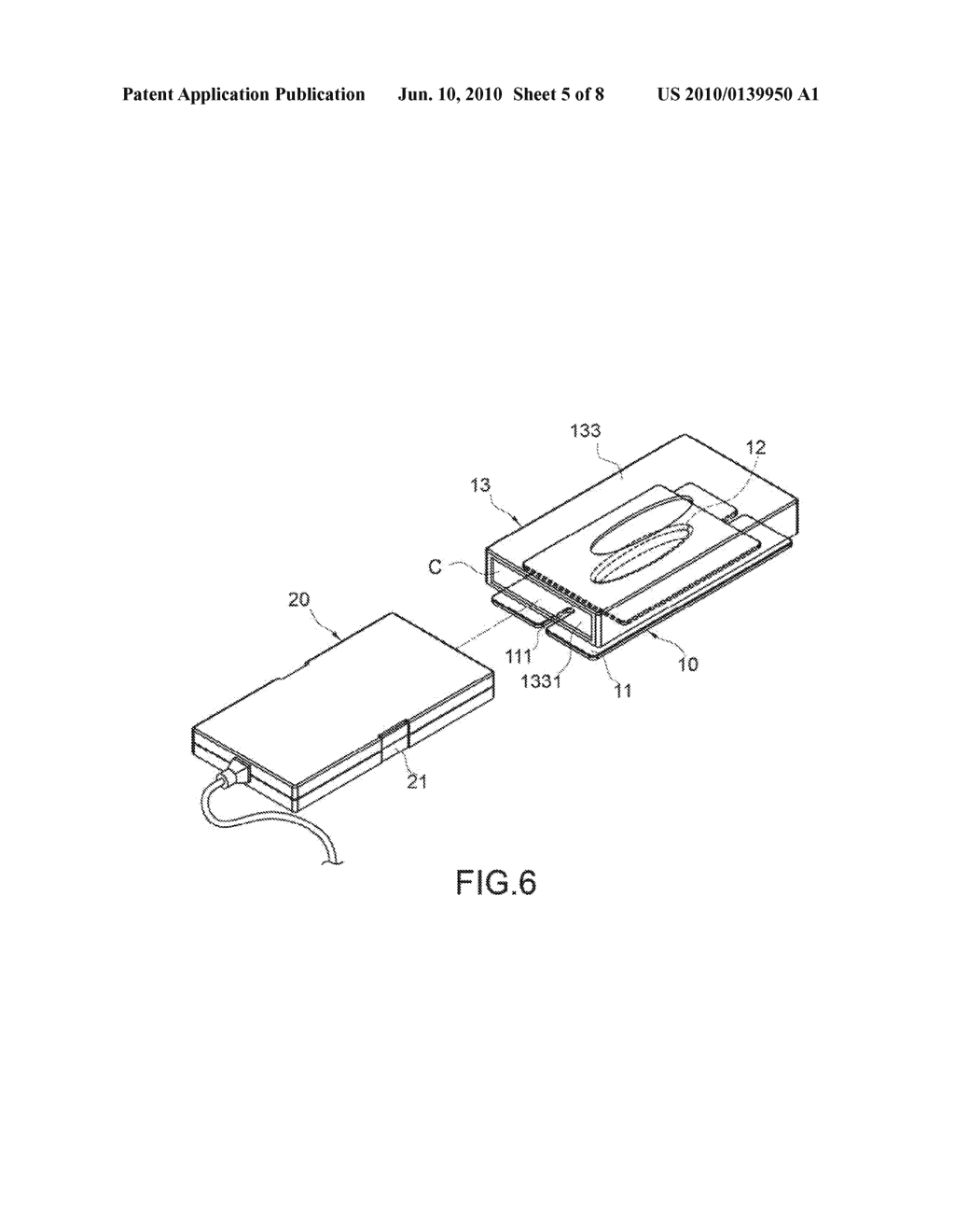 SUPPORTING AND WIRE-RECEIVING MECHANISM OF POWER ADAPTER - diagram, schematic, and image 06