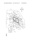 AUTOMOTIVE VEHICLE HAVING ENGINE AIR GUIDE PASSAGE diagram and image