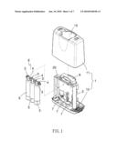 WATER TREATMENT APPARATUS WITH EASY FILTER REPLACEMENT CONSTRUCTION diagram and image