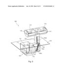 RESIDENCE AND SLEEPING MODULE WITH A CONNECTABLE PARTIAL MODULE FOR ACCOMOPATING AT LEAST ONE MEMBER OF AND AIRCRAFT CREW HAVING A DOCKABLE PARTIAL MODULE diagram and image