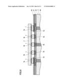 SEMICONDUCTOR DEVICE, AND METHOD OF MANUFACTURING MULTILAYER WIRING BOARD AND SEMICONDUCTOR DEVICE diagram and image