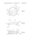 INJECTION MOLD DESIGN, METHOD FOR IN-MOLD COATING OF LENSES, AND COATED LENSES diagram and image