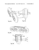 ROLLING DEVICE STEERED USING THE TILTING ANGLE AND COMPRISING OFFSET ROLLERS diagram and image