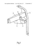 Arrangement for securing of a steering column of a motor vehicle diagram and image