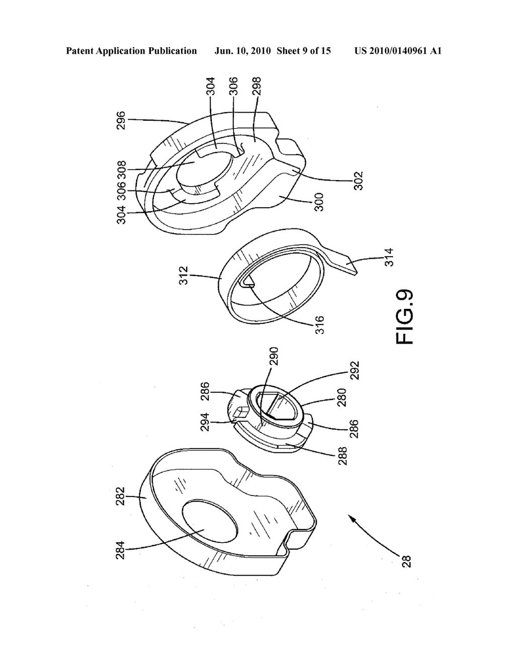 Outer Operational Device For panic Exit Door Lock - diagram, schematic, and image 10