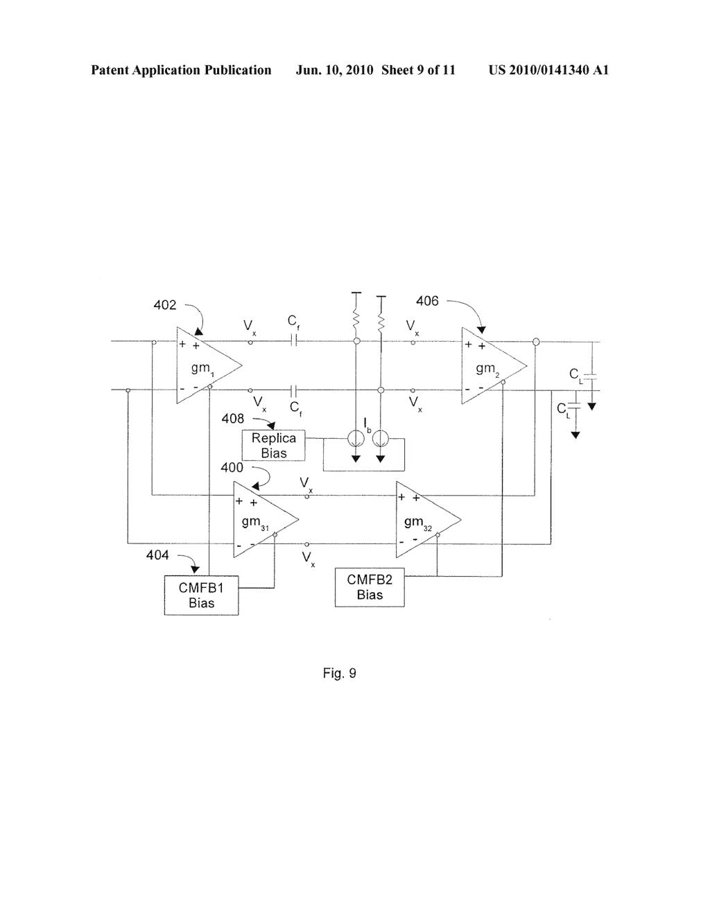 METHOD AND APPARATUS FOR A HIGH BANDWIDTH AMPLIFIER WITH WIDE BAND PEAKING - diagram, schematic, and image 10
