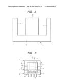 FERRITE CORE AND TRANSFORMER USING THE SAME diagram and image