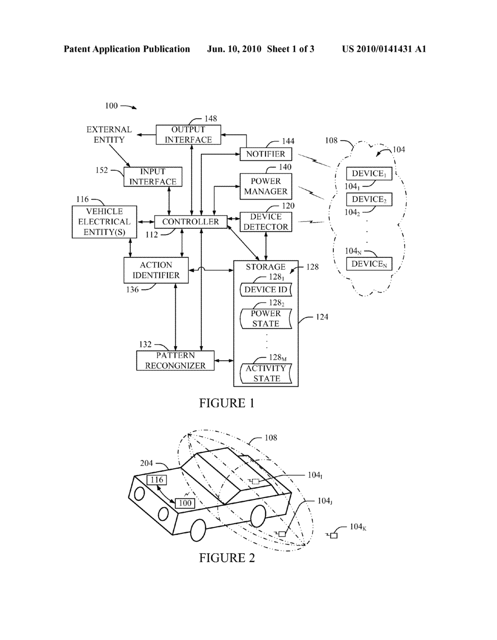 VEHICLE METHOD, SYSTEM, AND PROGRAM PRODUCT FOR MANAGING ELECTRICAL DEVICE POWER STATE - diagram, schematic, and image 02