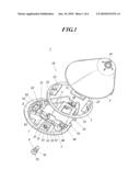 CABINET OF ELECTRICAL APPARATUS AND ANTENNA APPARATUS diagram and image