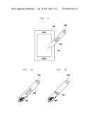 Method of inputting information using touch input device and system for performing the same diagram and image