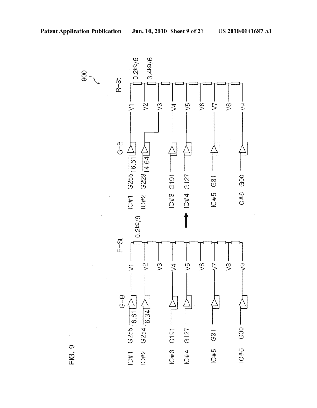 METHOD OF ARRANGING GAMMA BUFFERS AND FLAT PANEL DISPLAY APPLYING THE METHOD - diagram, schematic, and image 10