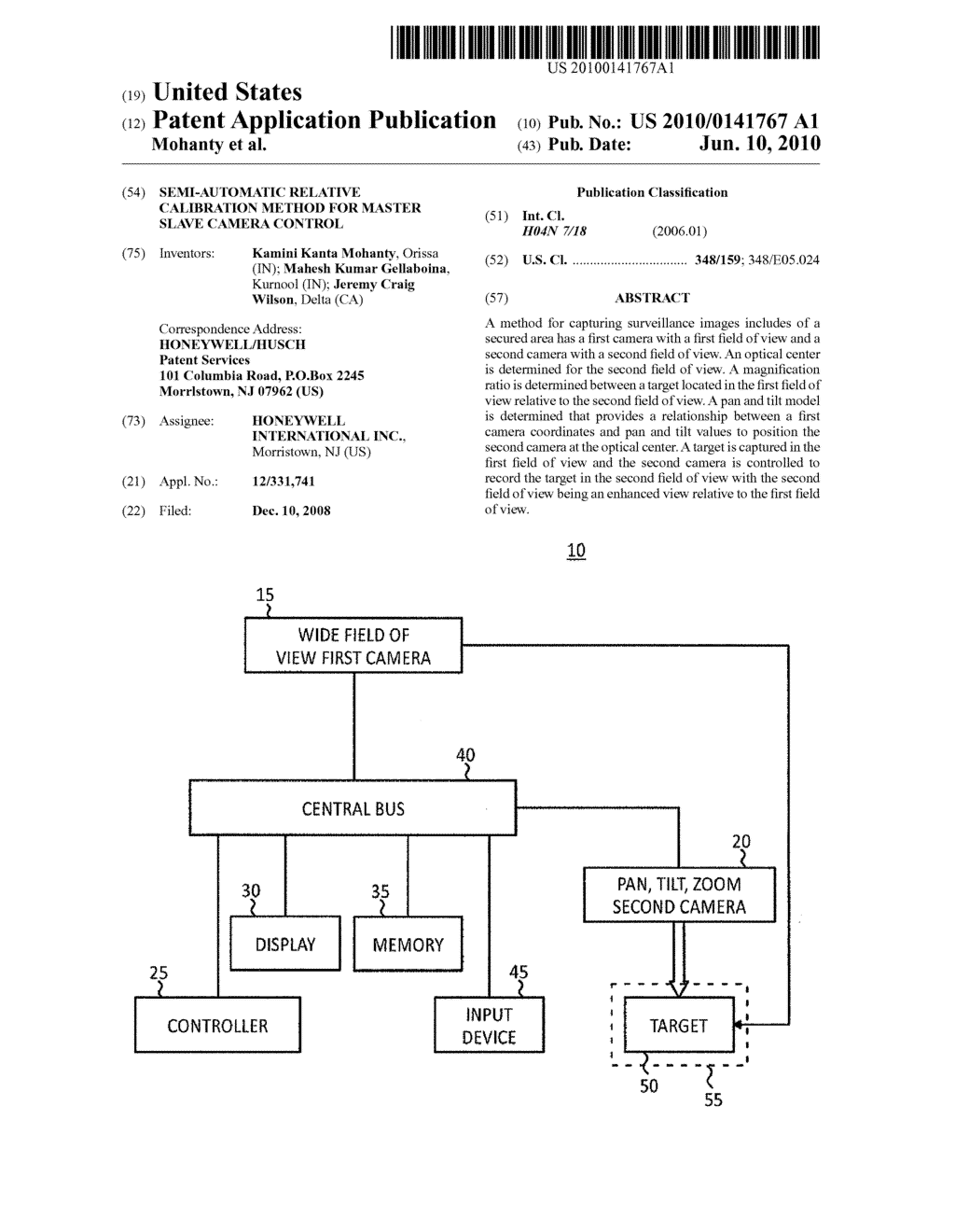 Semi-Automatic Relative Calibration Method for Master Slave Camera Control - diagram, schematic, and image 01