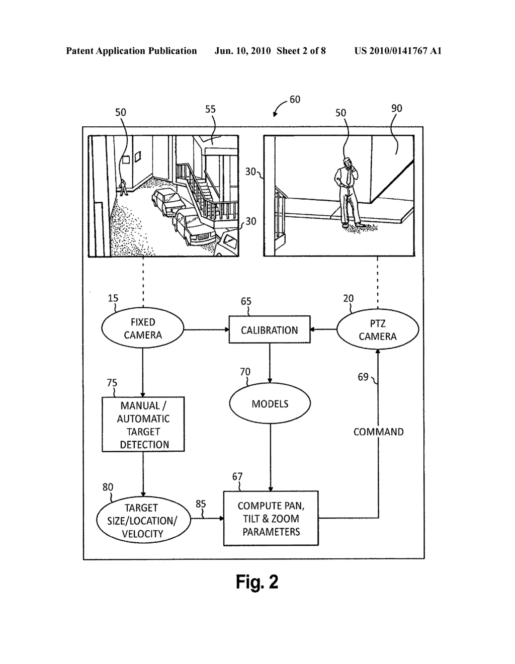 Semi-Automatic Relative Calibration Method for Master Slave Camera Control - diagram, schematic, and image 03