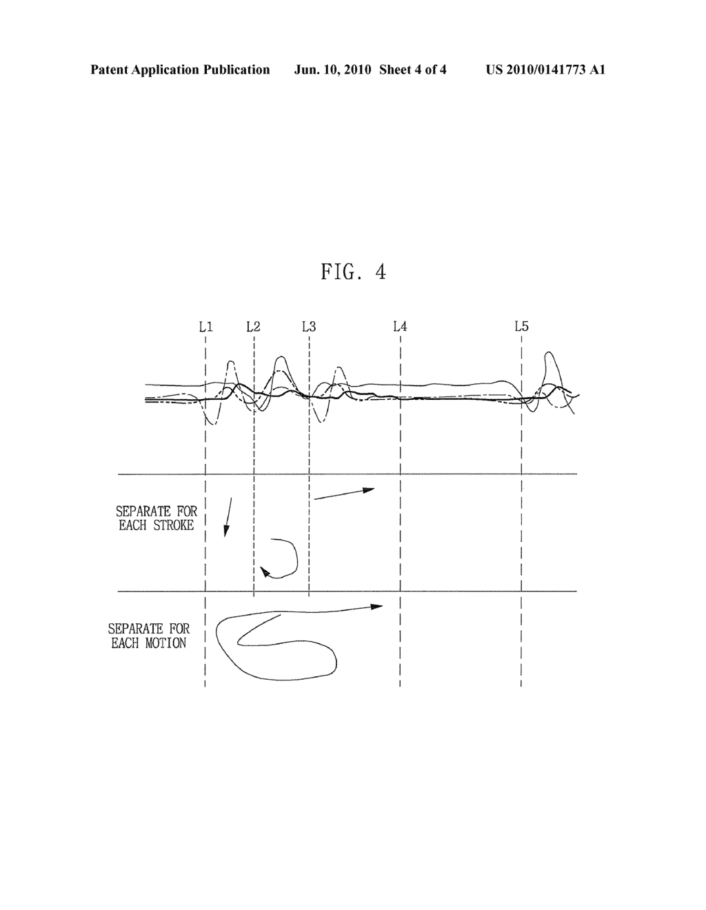 DEVICE FOR RECOGNIZING MOTION AND METHOD OF RECOGNIZING MOTION USING THE SAME - diagram, schematic, and image 05