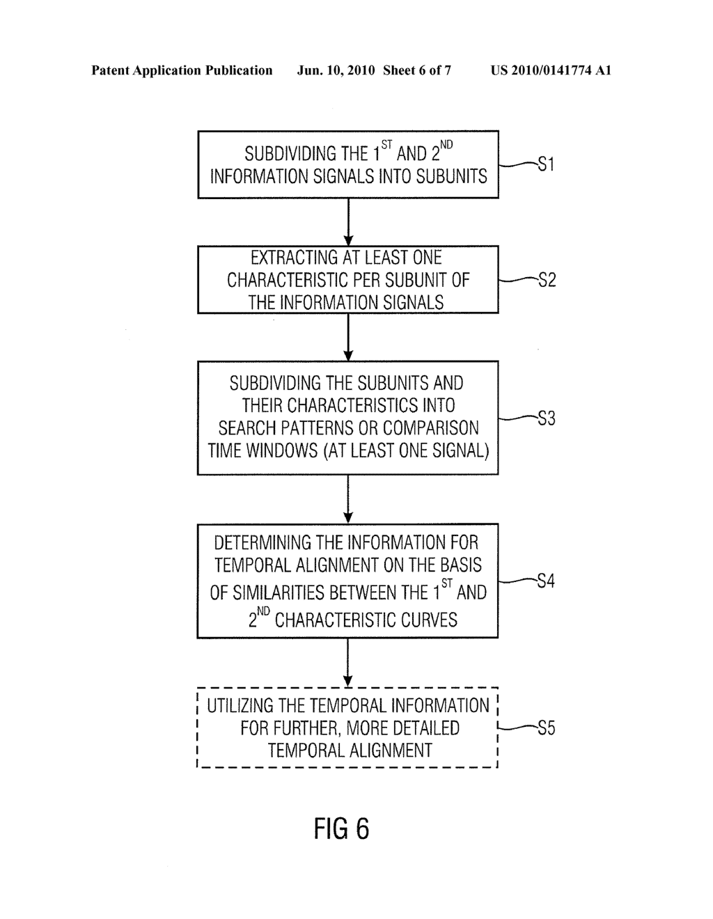 Apparatus for Determining Information in Order to Temporally Align Two Information Signals - diagram, schematic, and image 07