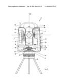 Calibration of a surveying instrument diagram and image